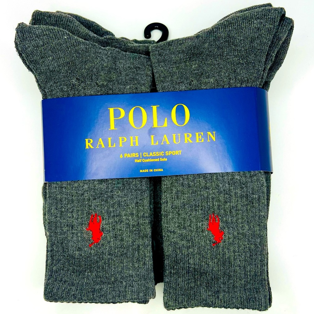 PRL Classic Crew Socks 🐎